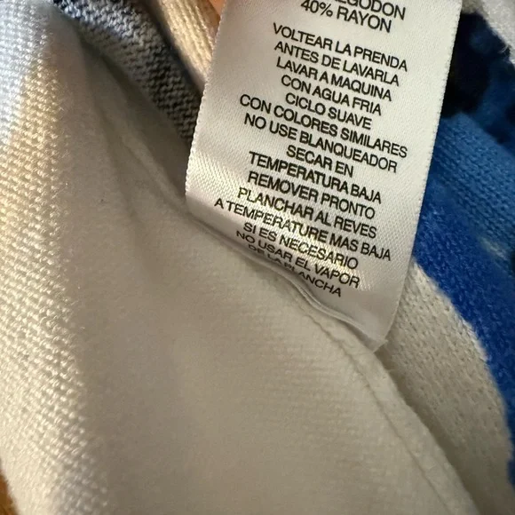 Hannah Blue Floral Cardigan - Picture 8 of 8